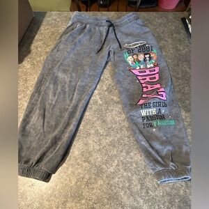 Bratz Women's Juniors Graphic Design Sweatpants Size Medium Vintage Y2K